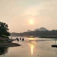 Beautiful mountains and rivers 