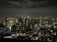 大阪梅田　空中庭園夜景