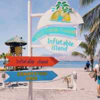Let's Float in Inflatable Island Zambales