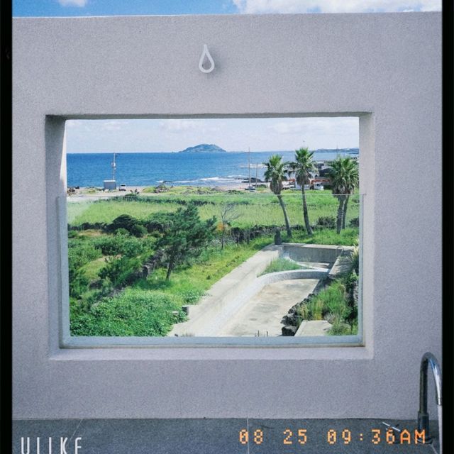 바다뷰보며 노천탕도 즐기는 제주숙소~*