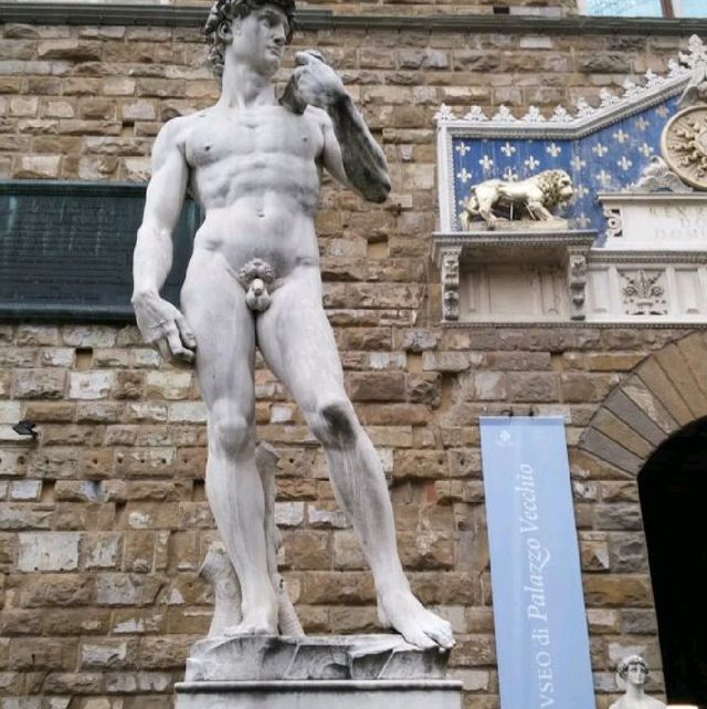 Statue of David and Palazzo Veccio