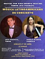Recital de Música Latinoamericana de Concierto RUMBO A EUROPA 2024 | Christ Church
