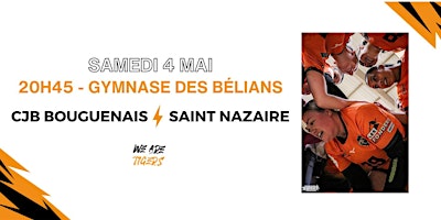 Samedi 4 mai - Match CJB Handball VS Saint Nazaire | Gymnase Des Belians