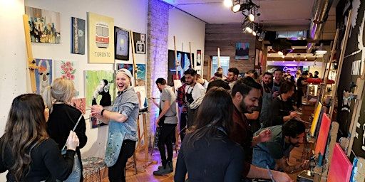 Paint Night - Paint Cabin's Signature Paint Party Experience | Paint Cabin Create! Drink! Repeat!