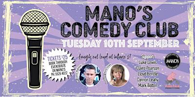 Mano's Comedy Club Tuesday 10th September 2024 | Mano's Tedder Ave