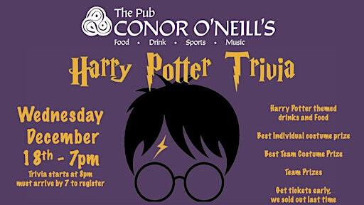 Harry Potter Trivia | Conor O'Neill's Irish Pub
