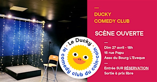 Stand-up / Scène ouverte (Quartier Bourg L'Eveque) | 16 Rue Papu