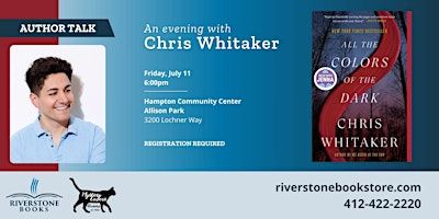 An Evening with Author Chris Whitaker | Hampton Community Center