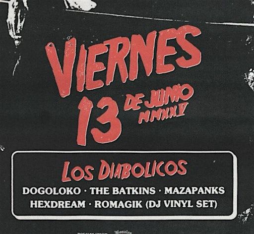 ROSALES VENUE PRESENTA: VIERNES 13 - LOS DIABOLICOS en vivo | Casa del Sol