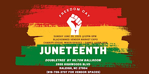 The Month of JUNETEENTH Celebrating The Culture! | DoubleTree by Hilton Raleigh Midtown