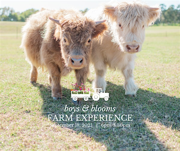 Boys & Blooms Farm Experience | The Farmer's Daughter at Walston Pond, LLC