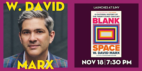 Book Event: W. David Marx with Emily Sundberg at SJNY | St. Joseph’s University, New York - Brooklyn