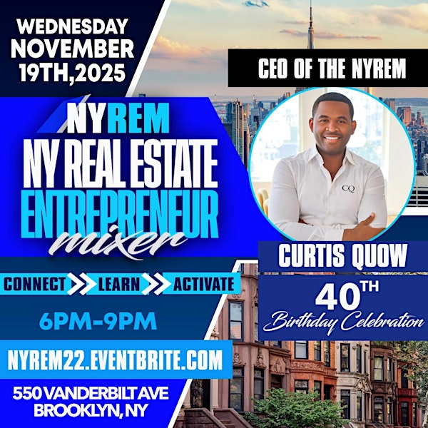 New York Real Estate Mixer  - November  edition | 550 Vanderbilt Ave