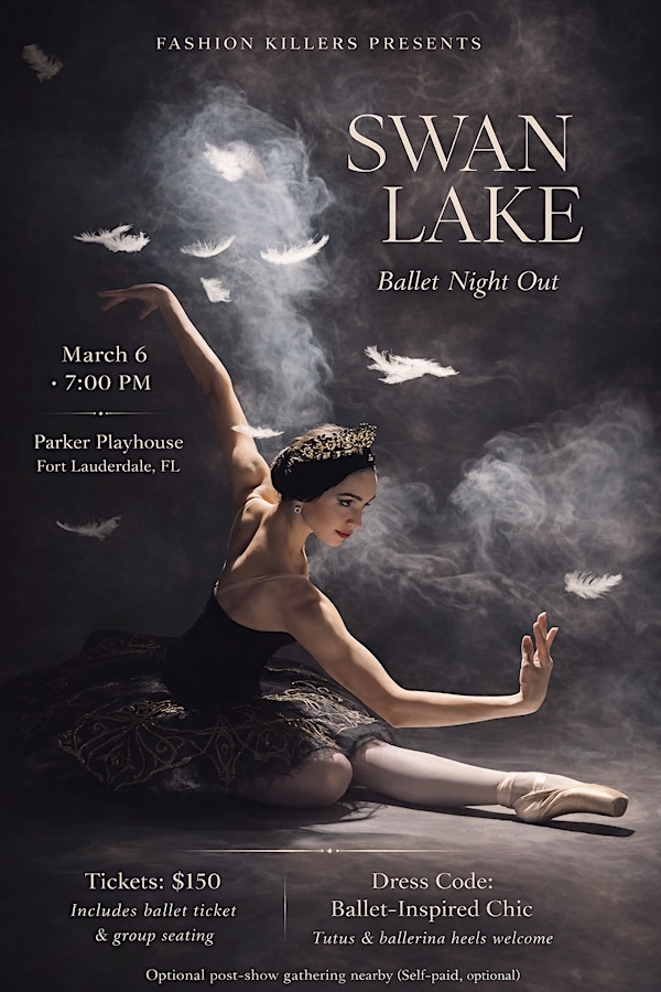 Swan Lake Ballet Night Out | Ballet-Inspired | 707 NE 8th St