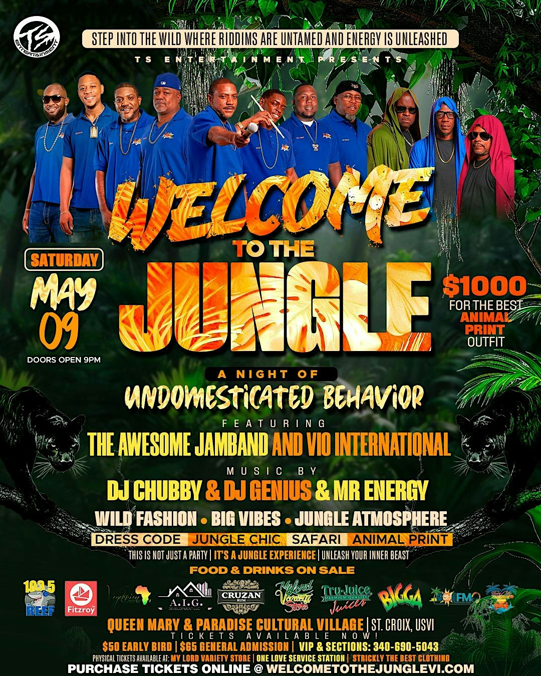 WELCOME TO THE JUNGLE | Queen Mary & Paradise St Croix Flea Market