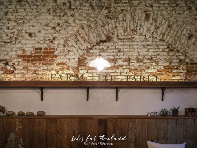 Farm to table hideout ร้านซ่อนในตลาด