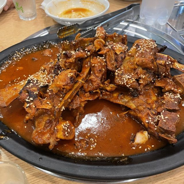 뼈 숯불구이 JMT 안양유원지 흰돌감자탕 #안양유원지맛집  #안양예술공원맛집