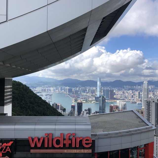  skyline and waterfront view of HK