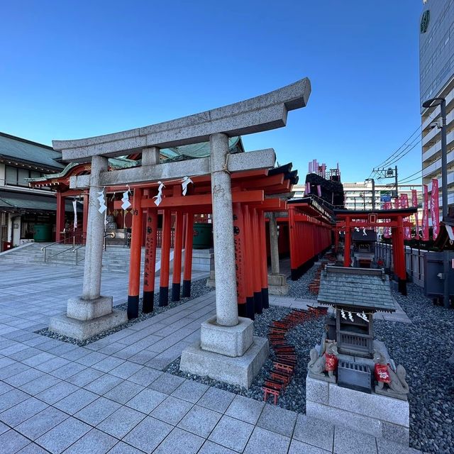 城中特別神社⛩️次守稻菏神社⛩️ 狐狸坐鎮守護😍