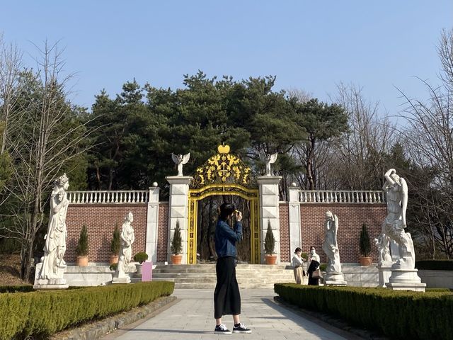 신비로운 나무가 있는 벽초지수목원