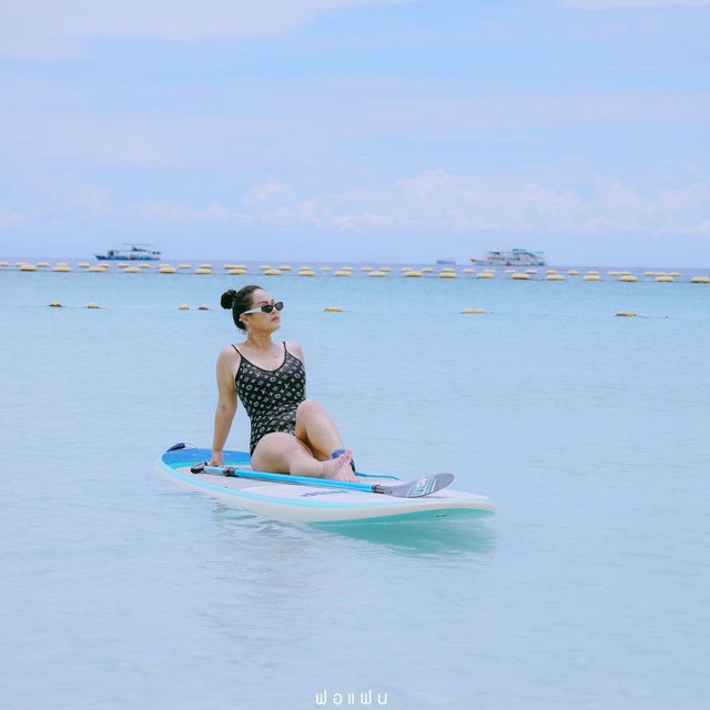 พายซัพโต้คลื่น ทะเลเกาะล้าน