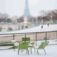 Tuileries Garden on Snow