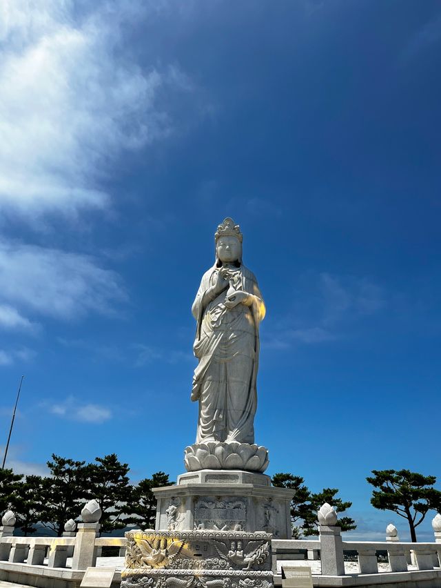 거대한 해수관음상이 있는 양양 낙산사🌊