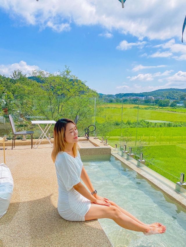 논밭뷰에 미니 풀장이 있는 김포 카페 닐라이🌿