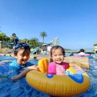 親子staycation！步入式浴池玩水好正！