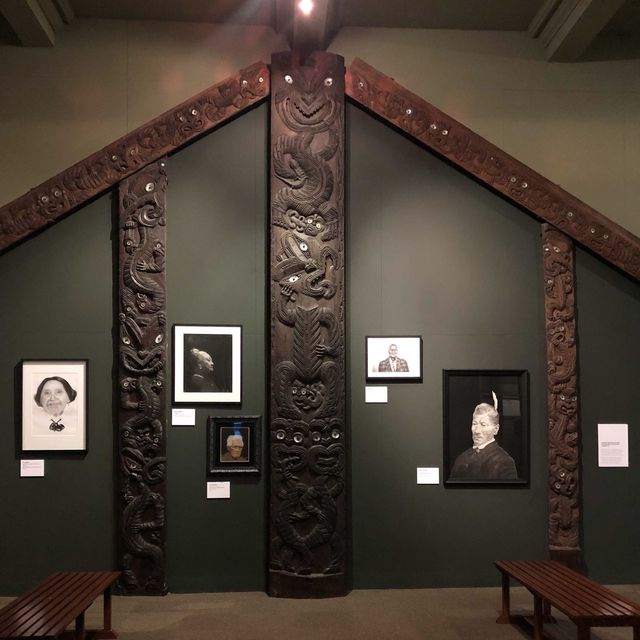 MĀORI DISPLAY AT MUSEUM