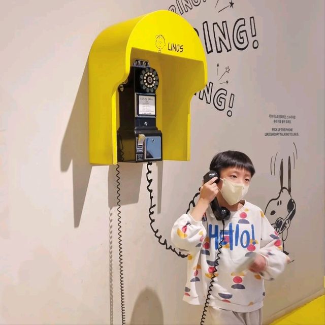 곳곳이 앙증맞은 포토존😘 스누피가든 실내공간