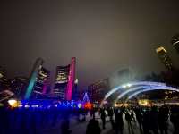 Awesome Lights Toronto Old City Hall at night