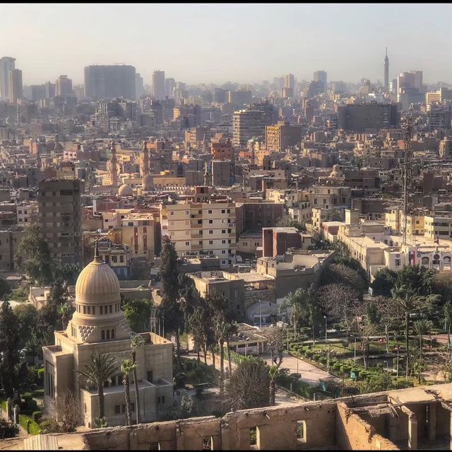 A view from Citadel to the Old Cairo