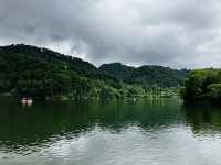 Amazing views at Qianling Lake in Guiyang.