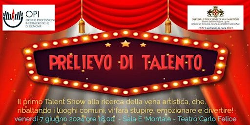 Prelievo di Talento | Opera Carlo Felice Genova