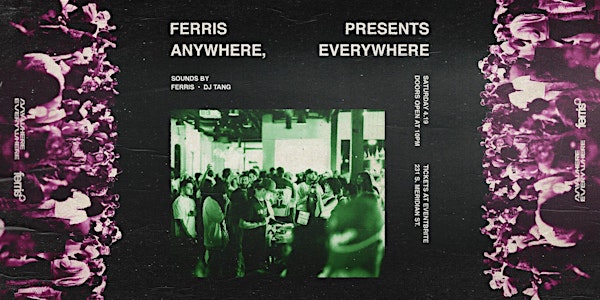 ANYWHERE, EVERYWHERE. | Meridian Room