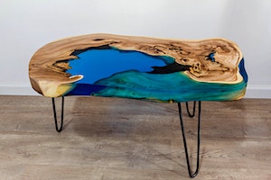 Epoxy Resin River Coffee Table Workshop | SE18 5NR