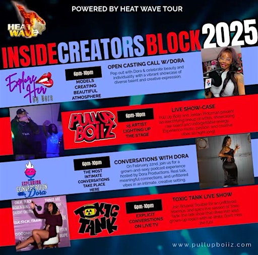 Creators Block 2025 | Campus Hookah Lounge & Bar