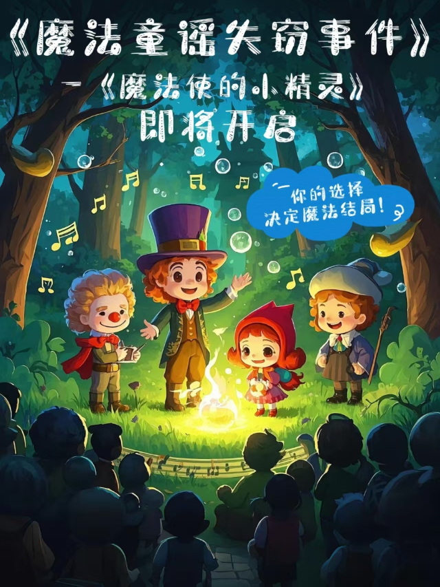 [五一起]《魔法童謠失竊事件》魔法互動親子劇｜兒童親子 | THE BOXX·淮海街