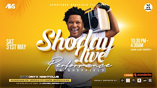 SUMMER GROOVE WITH SHODAY LIVE PERFORMANCE | ONYX Nightclub Sheffield