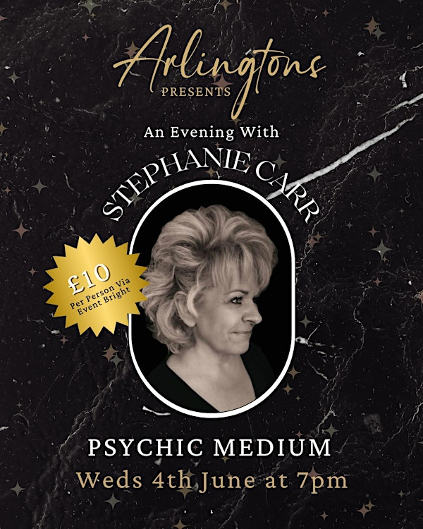 An evening with Stephanie Carr | Arlingtons