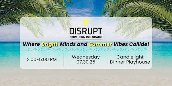 DisruptHR NoCO 5.0 | Candlelight Dinner Playhouse