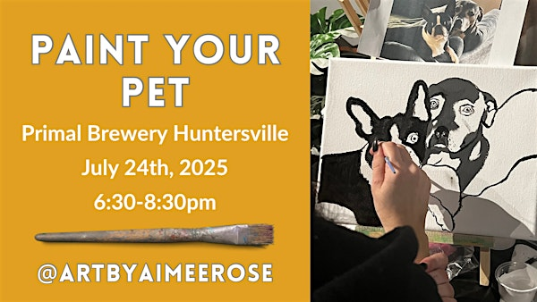 Paint Your Pet @ Primal Brewery Huntersville | Primal Brewery Huntersville