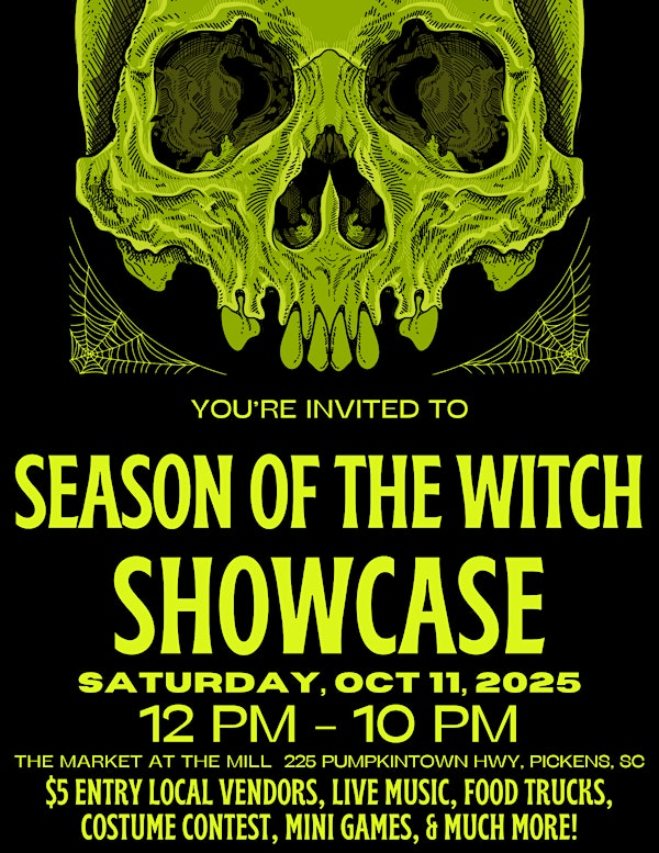 The Season of the Witch Showcase | The Market at the Mill