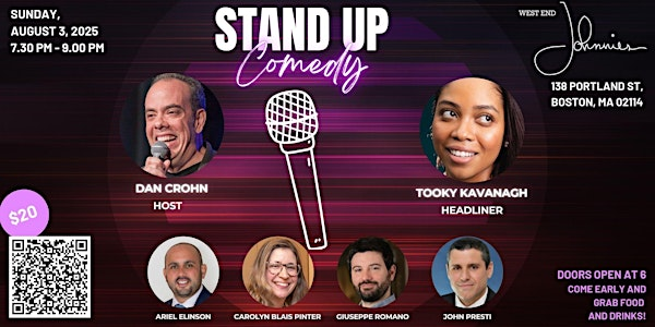 The Hacks Comedy Night at West End Johnnie's | West End Johnnie’s