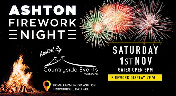 Ashton Firework Night 2025 | Countryside Events Wiltshire