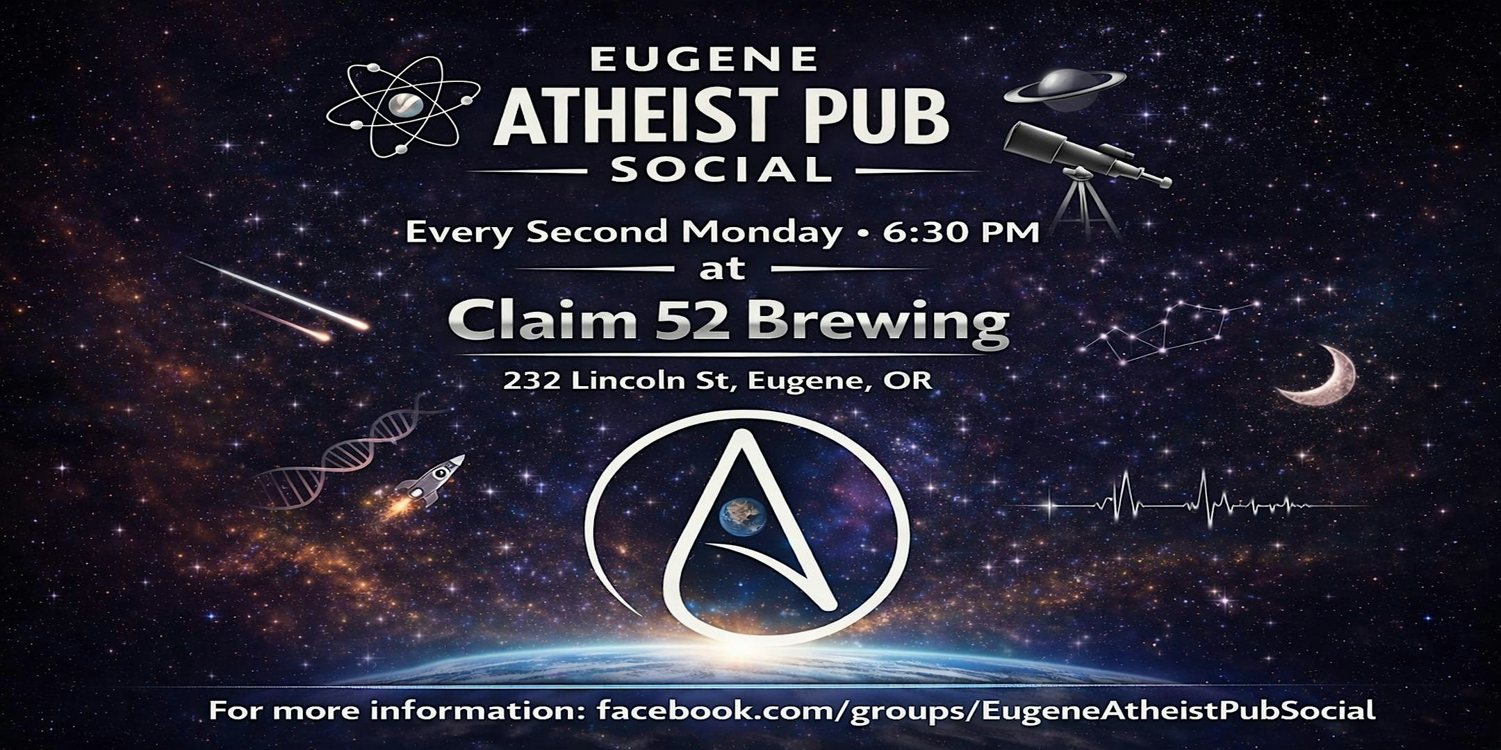 Eugene Athiest Pub Social | Claim 52 Brewing