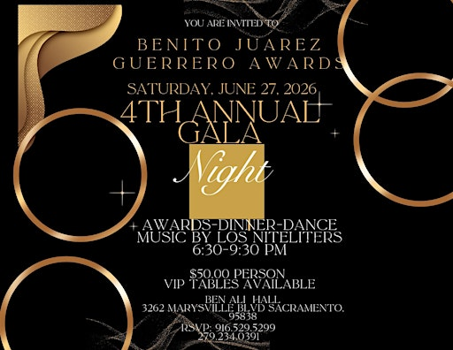 Benito Juarez 4th Annual Gala Guerrero Awards | Ben Ali Shriners