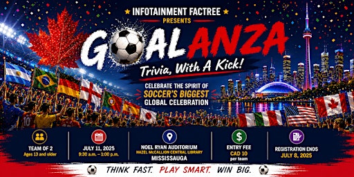 Goalanza. Trivia Contest, With A Kick! | Hazel McCallion Central Library