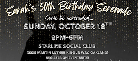 Sarah Bush's 50th Birthday Serenade | STARLINE